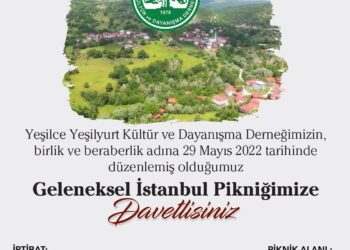 Yeşilyurtlular Piknikte Buluşuyor